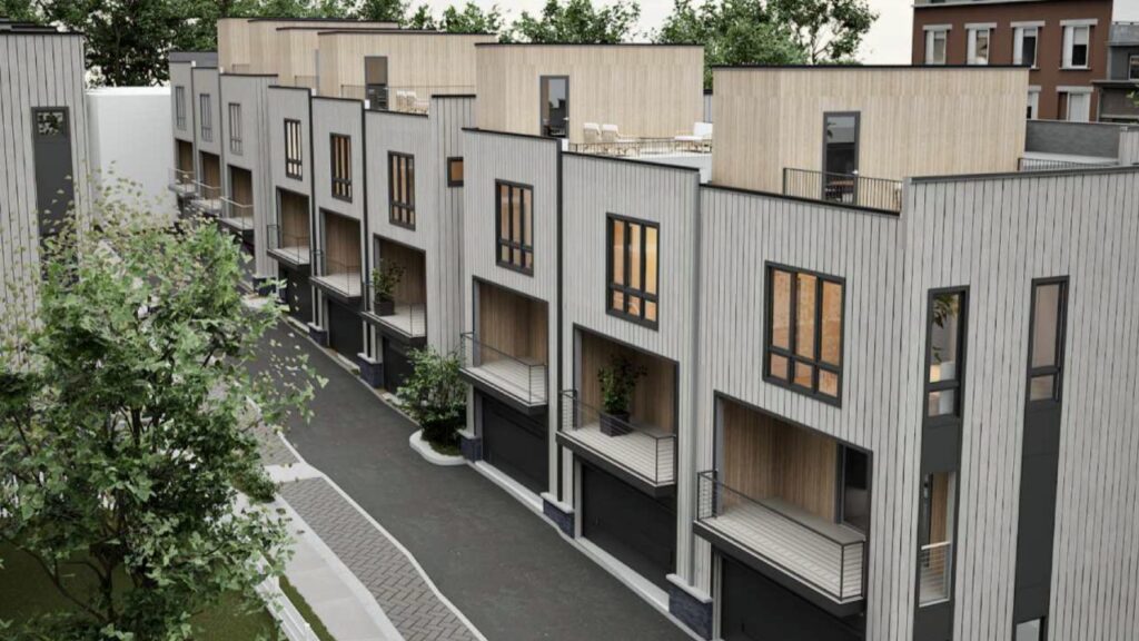 Rendering of The Fifteens condo units in Milwaukee, WI